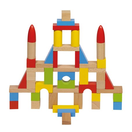 GOKI Wooden building blocks in bag