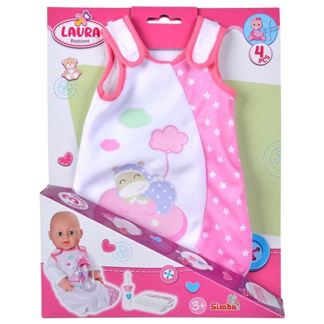 Simba - Laura Babydoll Sleeping Set and Accessories 105400001