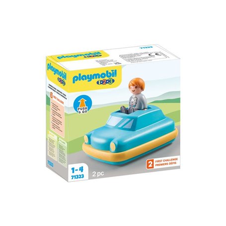 Playmobil 1.2.3. 71323 Enfant avec voiture
