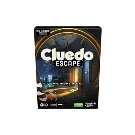 Hasbro Gaming F6417 Cluedo Escape 90 min Jeu de société Détective