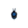 Gioteck TX30 Écouteurs avec micro circum aural filaire bleu
