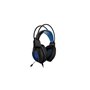 Casque filaire Gaming Alpha Omega Players Berserker Frodi pour PC PS4 Xbox One Nintendo Switch Smartphone Tablette Noir et Bleu