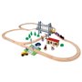 Eichhorn Train Track with Bridge Playset