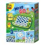 SES Creative Wrap&Go jeux de voyage - Jeu de dames - Memo - Je pars en voyage