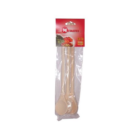 METALTEX 3 cuillères bois 25-30-35cm METALTEX - 57050057080