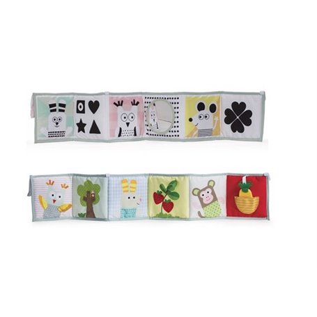 Livre 3 en 1 en tissu - Couleurs contrastees