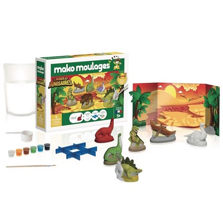 Mako Nouveau Coffret Monde des dinosaures - 6 moules