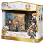 Wizarding World HARRY POTTER - PLAYSET 2 EN 1 LA SALLE SUR DEMANDE MAGICAL MINIS - Univers Magique 2 en 1 Avec 4 Figurines et Ac