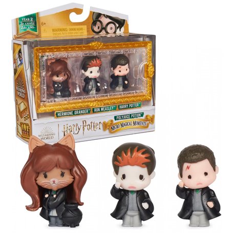 Micro magical moment pack 3 personnage harry potter et le polynectare