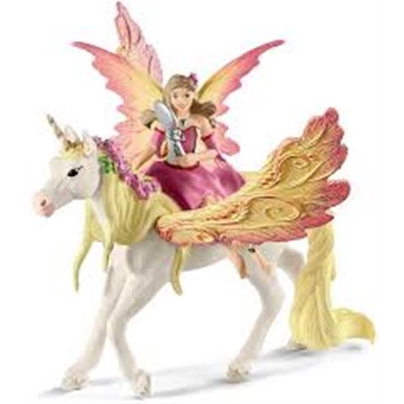 schleich BAYALA Fée Feya et une licorne ailée