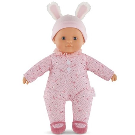 Poupon petit coeur ours rose