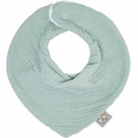 Bavoir bandana - Jeanne - vert