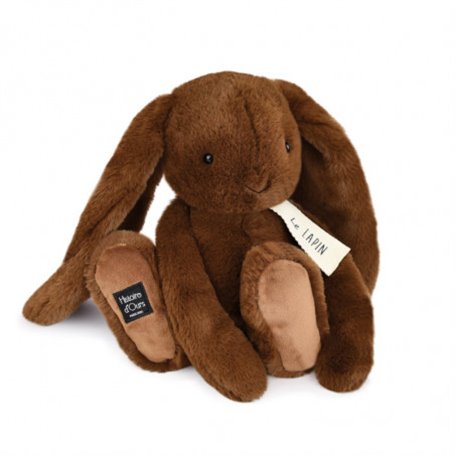 Peluche Le lapin 32cm Cafe