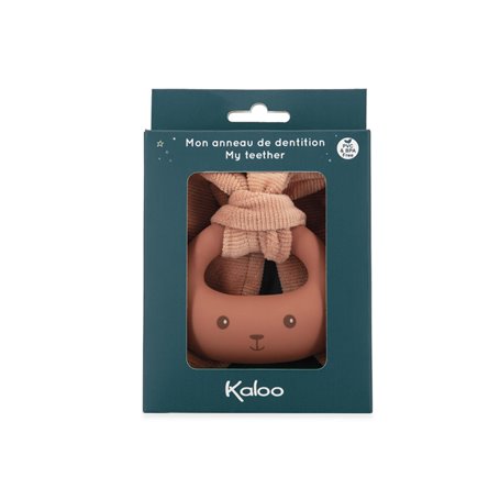 Anneau de dentition lapinou terracotta