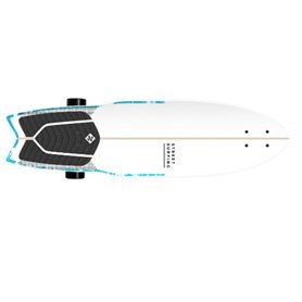 Surfboard Street Surfing Shark Attack 36" psycho blue
