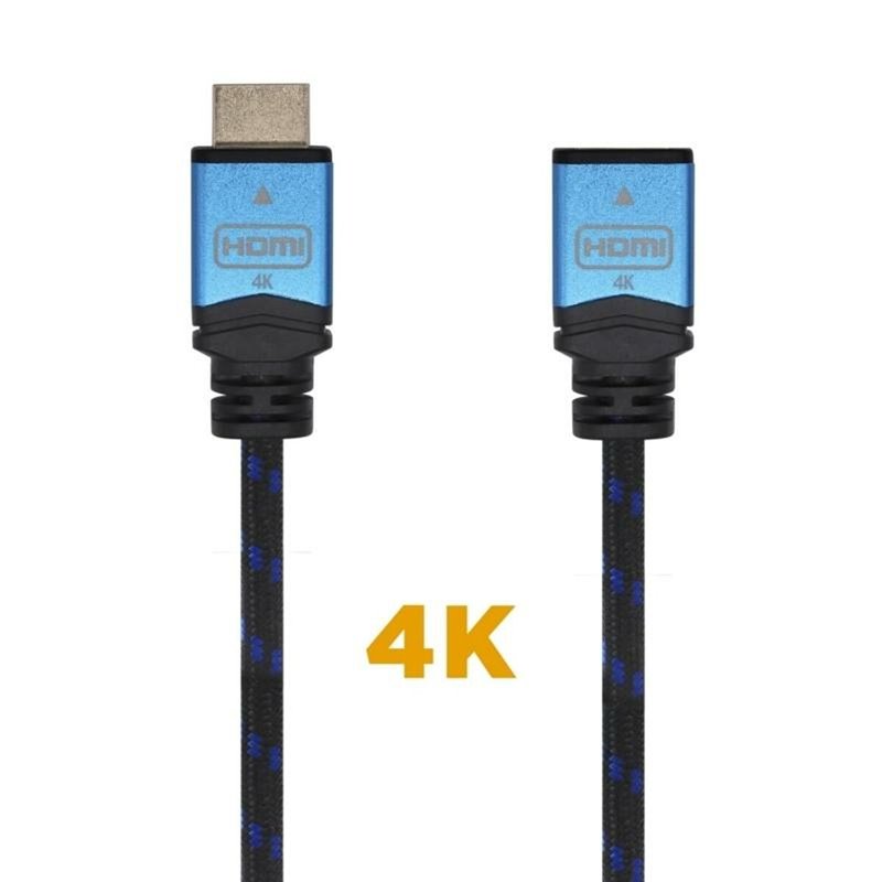 AISENS A120-0453 câble HDMI 2 m HDMI Type A (Standard) Noir, Bleu