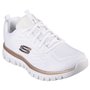 Chaussures de marche pour femme Skechers  GRACEFUL GET CONNECTED 12615 WTRG  Blanc