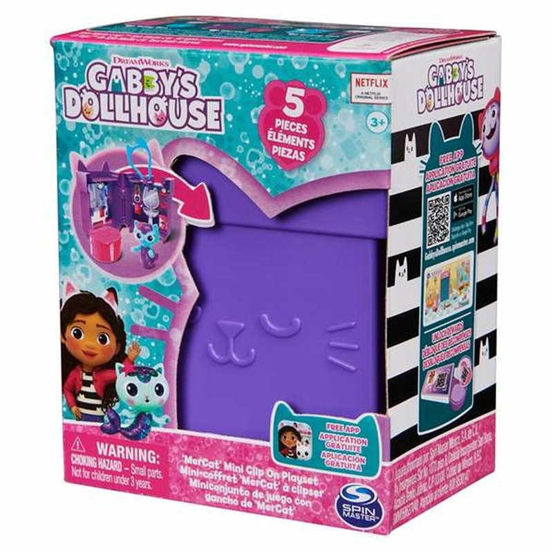 Image secondaire de Gabby's Dollhouse , Coffret à clipser avec figurine Marine et accessoires pour maison de poupée, Jouets pour enfants à p