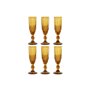Set de Verres Home ESPRIT Ambre Verre 150 ml (6 Unités)