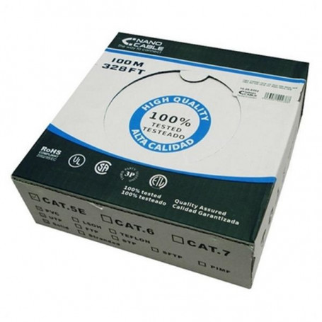 Câble RJ45 Catégorie 6 FTP Rigide NANOCABLE 10.20.0902 100 m 83,99 €