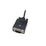 V7 V7UCVGA-2M câble vidéo et adaptateur VGA (D-Sub) USB Type-C Noir