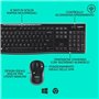 Logitech Wireless Combo MK270 clavier Souris incluse USB QWERTY Italien Noir