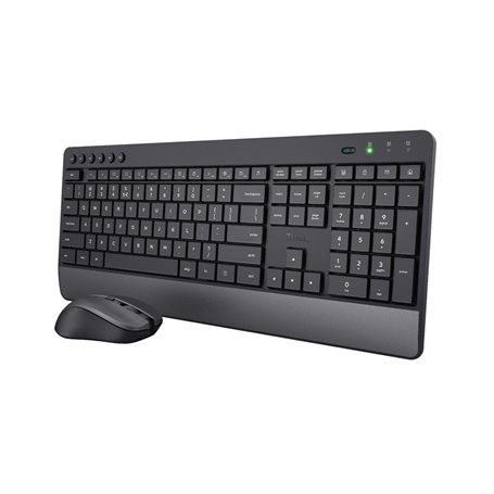Trust Trezo clavier Souris incluse RF sans fil QWERTY Anglais américain Noir