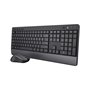 Trust Trezo clavier Souris incluse RF sans fil QWERTY Anglais américain Noir