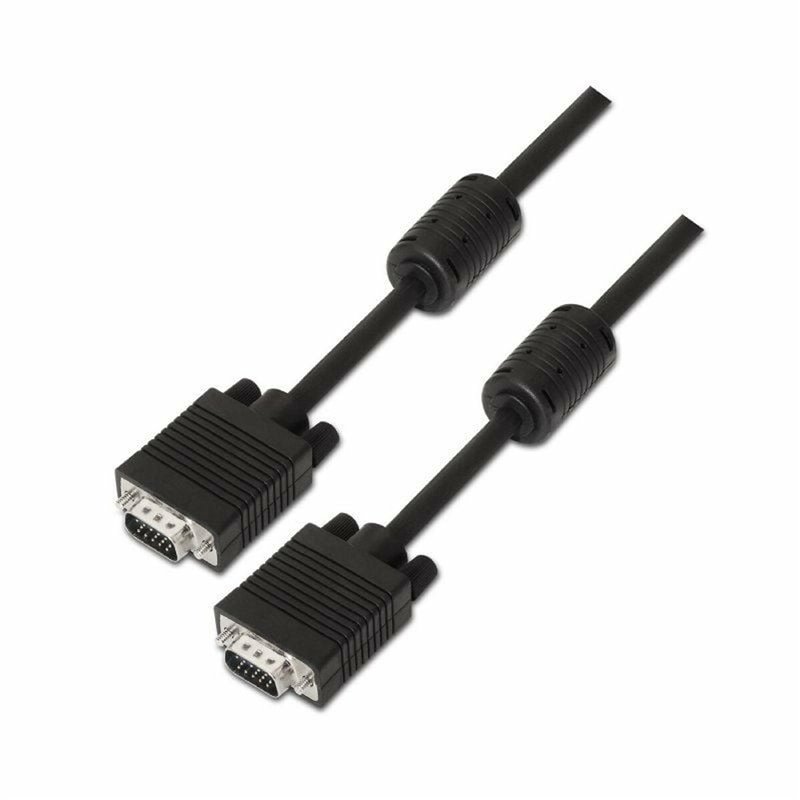 AISENS A113-0076 câble VGA 20 m VGA (D-Sub) Noir