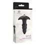 Plug Anal S Pleasures Wave Noir Noir/Argenté