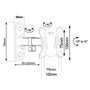 Support de TV MacLean MC-416 32" 13" 30 Kg
