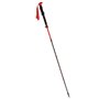 Bâton Trekking Viking Spider FS Noir Rouge 130 cm (2 Unités)
