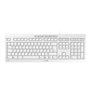 CHERRY STREAM clavier Bureau USB QWERTZ Allemand Blanc