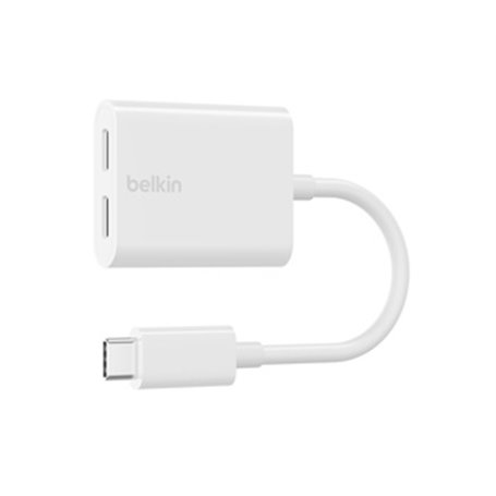 Belkin F7U081BTWH hub & concentrateur USB Type-C Blanc