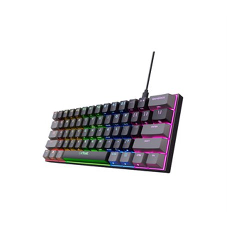 Trust GXT 867 Acira clavier Jouer USB Français Noir