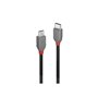 Lindy 36893 câble USB 3 m USB 2.0 USB C Micro-USB B Noir
