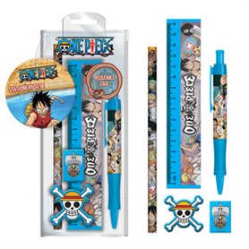 PYRAMID SET DE PAPETERIE ONE PIECE CAKE ISLAND COULEURS