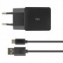 Chargeur mural + Câble USB A vers USB C KSIX USB Noir 25,99 €