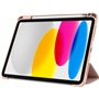 Etui Folio London en Fonction Stand vidéo Rose Sable pour iPad 10 10.9" DBramante1928