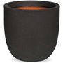 Pot de fleur boule - CAPI EUROPE - SMOOTH NL - 35 x 34 cm - Noir