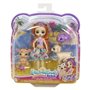 Enchantimals-Famille de Golita Chevre-Poupée et 3 figurines chevres HXC00