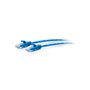 C2G Câble de raccordement Ethernet fin Cat6a non blindé (UTP) avec protection anti-accrochage de 1