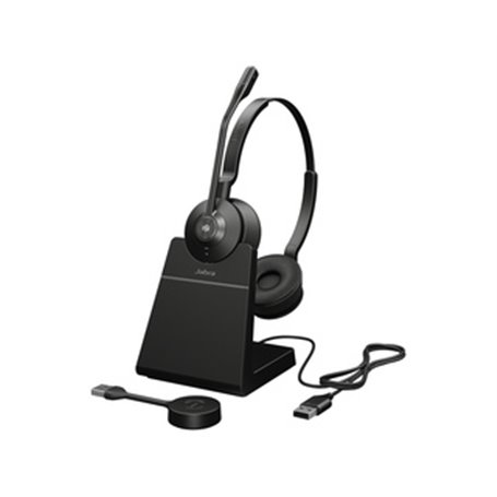 Jabra Engage 55 SE Casque Sans fil Arceau Bureau/Centre d'appels Noir