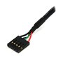 StarTech.com Câble adaptateur interne de carte mère 60 cm 5 broches USB IDC F/F