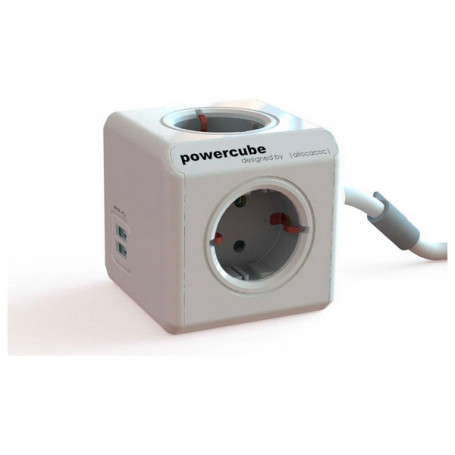 Bloc Cube Prises Allocacoc Power Cube USB Gris 28,99 €