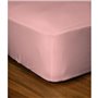 Drap-housse - LOVELY HOME - LH71632 - 140x190+25 cm - Rose
