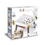 Smoby - Table enfant Créative - Feutre effacable pour la table + 2 grandes feuilles de coloriage - 3 rangements - Des 3