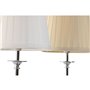 Lampe de bureau Home ESPRIT Blanc Beige Métal Porcelaine 25 W 220 V 20 x 20 x 44 cm (2 Unités)