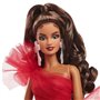 BARBIE Poupée joyeux noël châtain HRM63