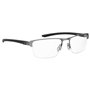 Monture de Lunettes Homme Under Armour UA-5037-G-KJ1F518 Gris Ø 55 mm